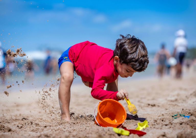 Play on the beach